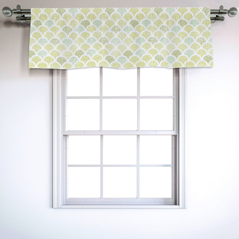 Sateen Ruffled Window Valance