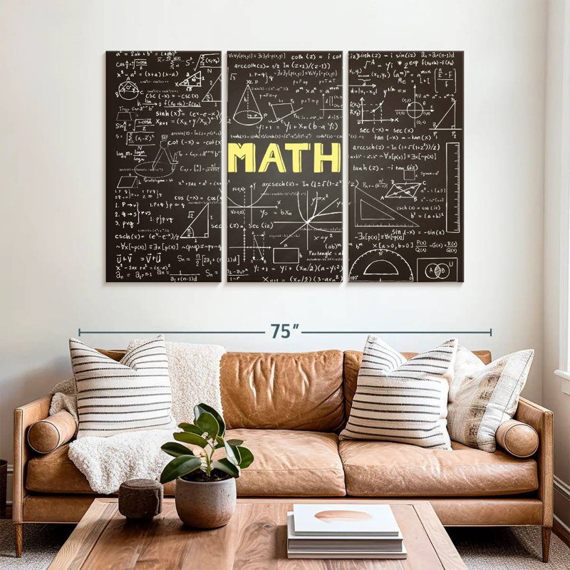 Keiri Math Chalkboard, 42" H x 65" W