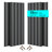 Metal Roof Panel Length 72.8IN Galvanized Roof Panels 10 Pieces Waterproof Heavy Duty Metal Roof Panels for Outdoor House Storage Stables, shed accessory
