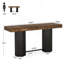 Table basse Woodgrain Design, table de pub, table de voeux