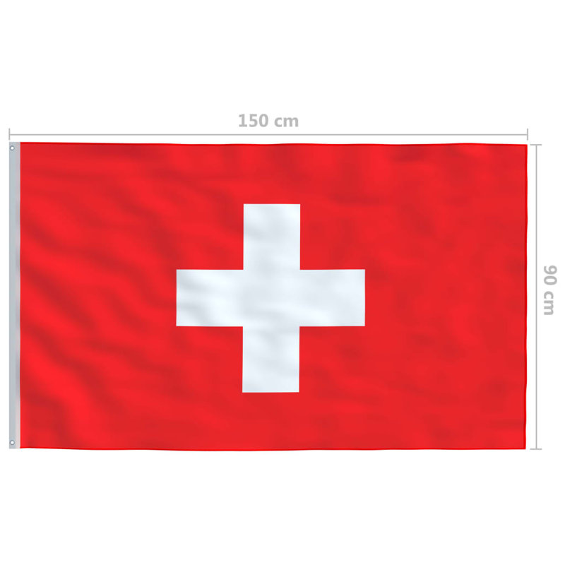Drapeau américain VidaXL 35,4 po x 59,1 po, US, Flag only