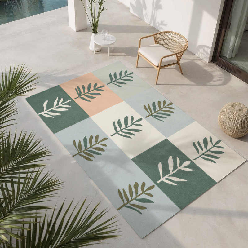 Willow’S Grace Indoor And Outdoor Area Rug, Rectangle 1'6" x 2'6"
