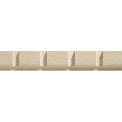 1.19'' H x 96'' W x 0.35'' D Wood Chair Rail