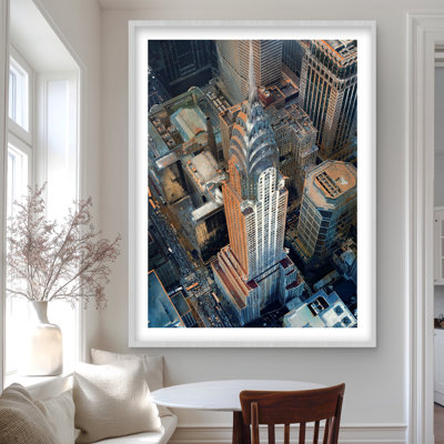 Chrysler Building NYC Hyperrealist Framed Print | Home Decor
