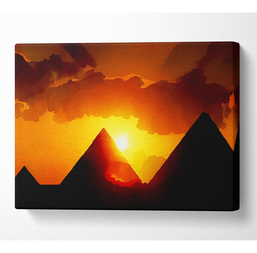 Pyramide Sonnenaufgang - Druck