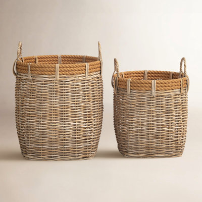 Birch Lane™ Irving Rattan Decorative Basket