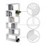 Glyndon 190.5 cm H x 70 cm W Geometric Bookcase-838662071