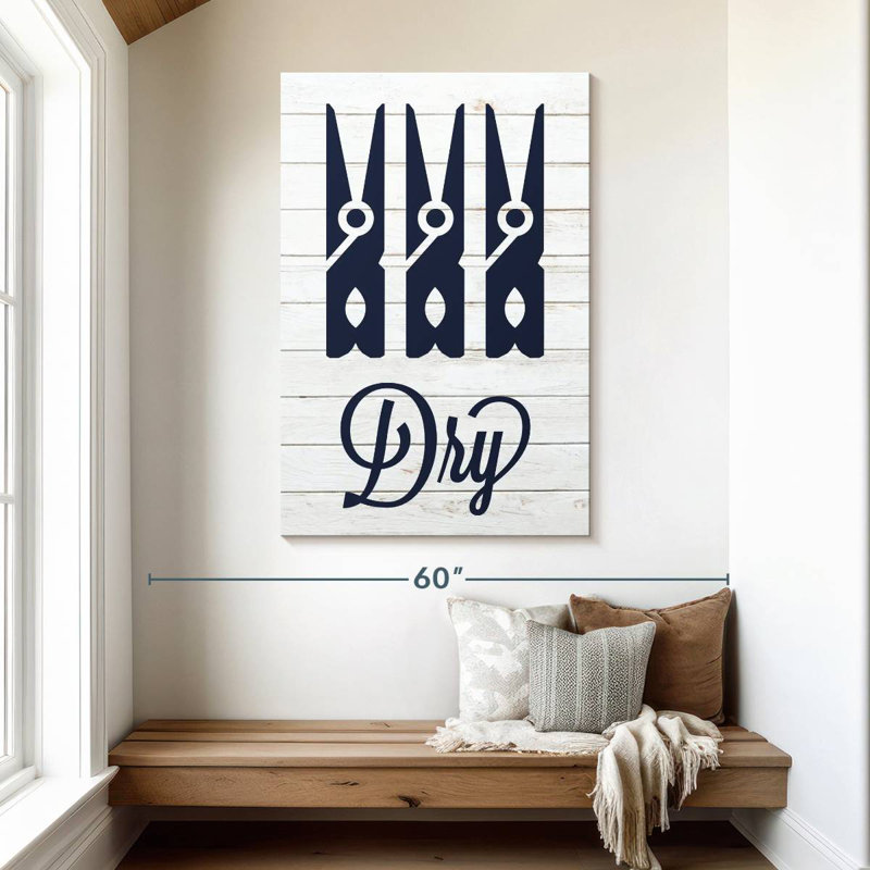 Laundry Dry I, H 48 po x l 32 po