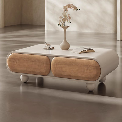 Solid Wood Wind Modern Minimalist Coffee Table