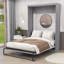 Lit escamotable en bois Orshal-12378898