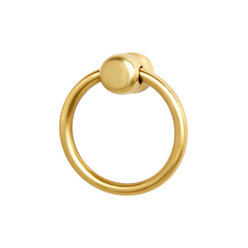Quincy Ring Pull, Brass
