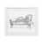 Cadre blanc côtier