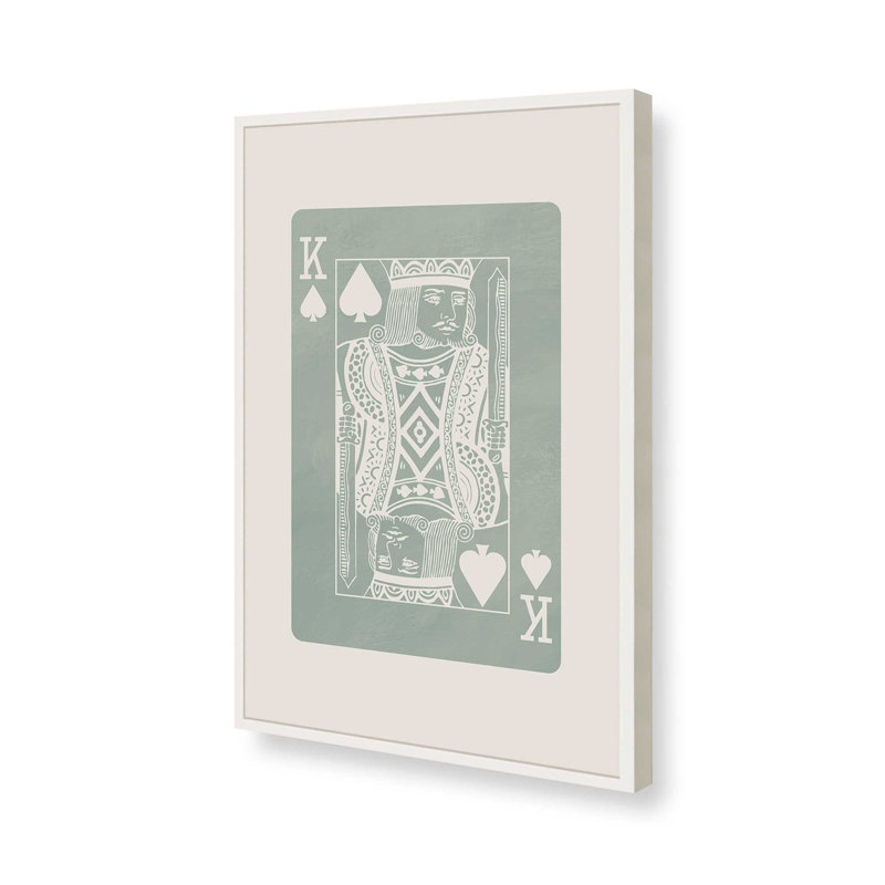 Impression de carte «Sage King», H 11 po x l 9 po, Blanc opaque