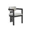 Chaise d'appoint de salle à manger rembourrée 1 pièce Modern-1166053806