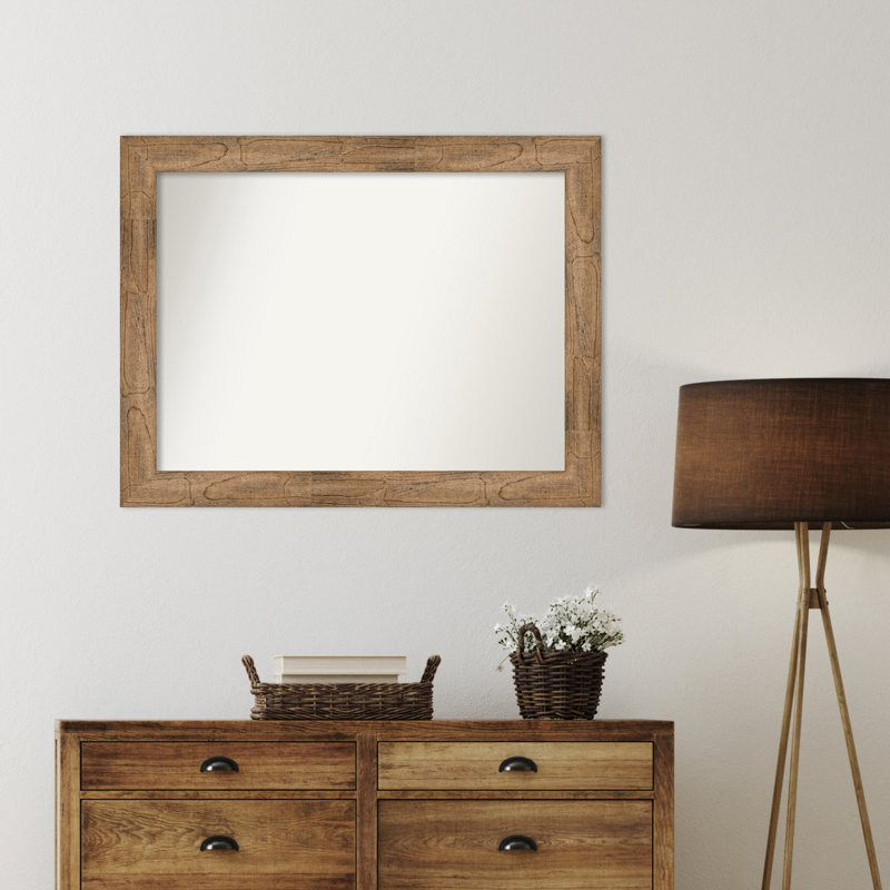 Timmy Solid Wood Wall Mirror, Rectangle, 30.5" x 39.5"