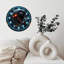 Horloge florale, art mural