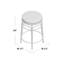 Tabouret de bar et de comptoir pivotant Gusba-41669830