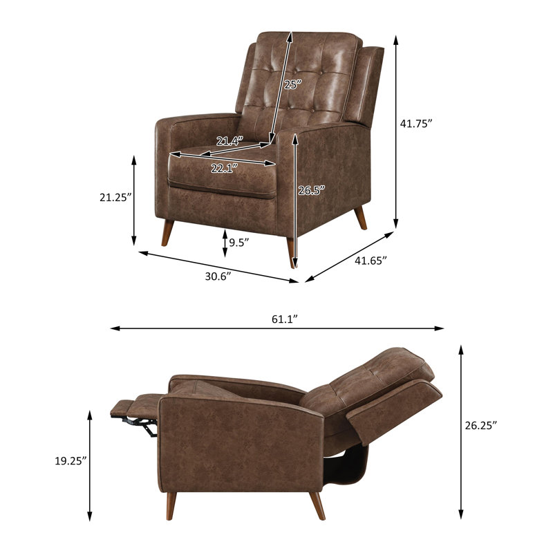 Krystaline Upholstered Home Theatre Seating in Brown