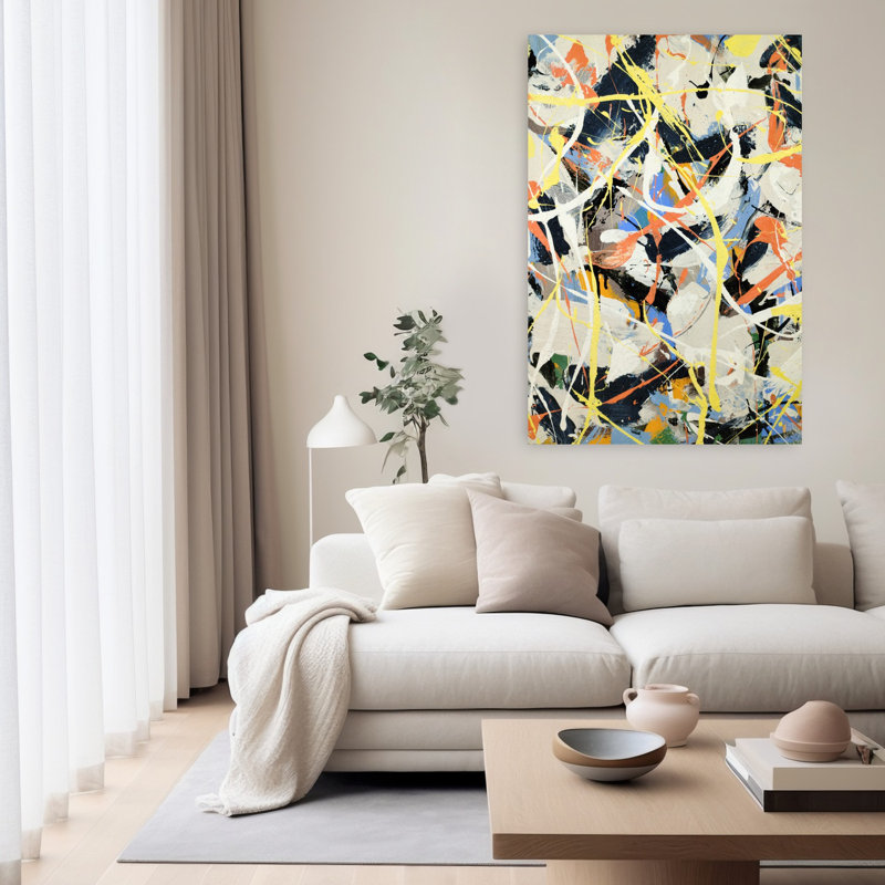 Contemporary Art Abstract Contemporary Wall Art by Michael Cross - Wrapped Canvas Print, 152.4 cm H x 101.6 cm W