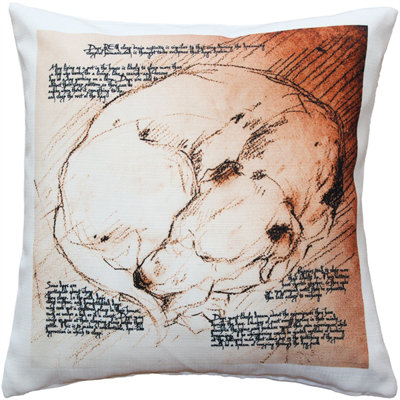 Coussin intérieur / extérieur 'Dreaming Dog