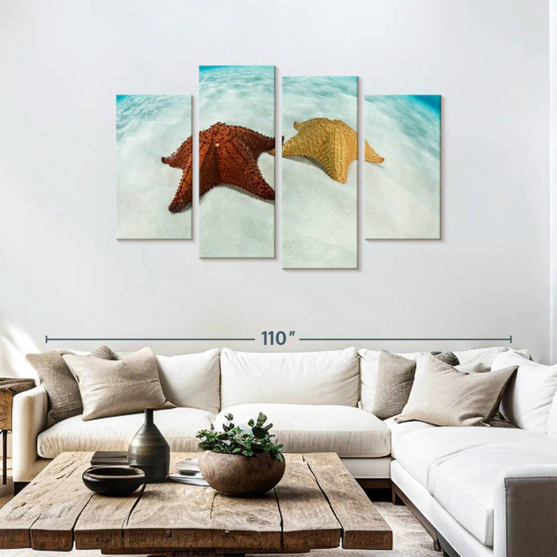 Brampt Caribbean Starfish, 48" H x 75" W