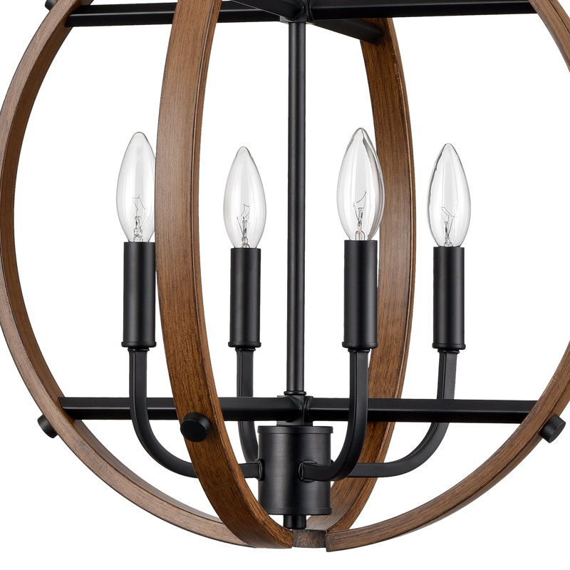 Luminaire suspendu sphère 4 lumières Sparkel