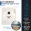 Keypad Fireproof Jewellery Safe, White-115288852