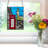 14.5"H London Stained Glass Window Panel