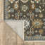 Tapis à motif floral gris / multicolore Eldyn-799943660
