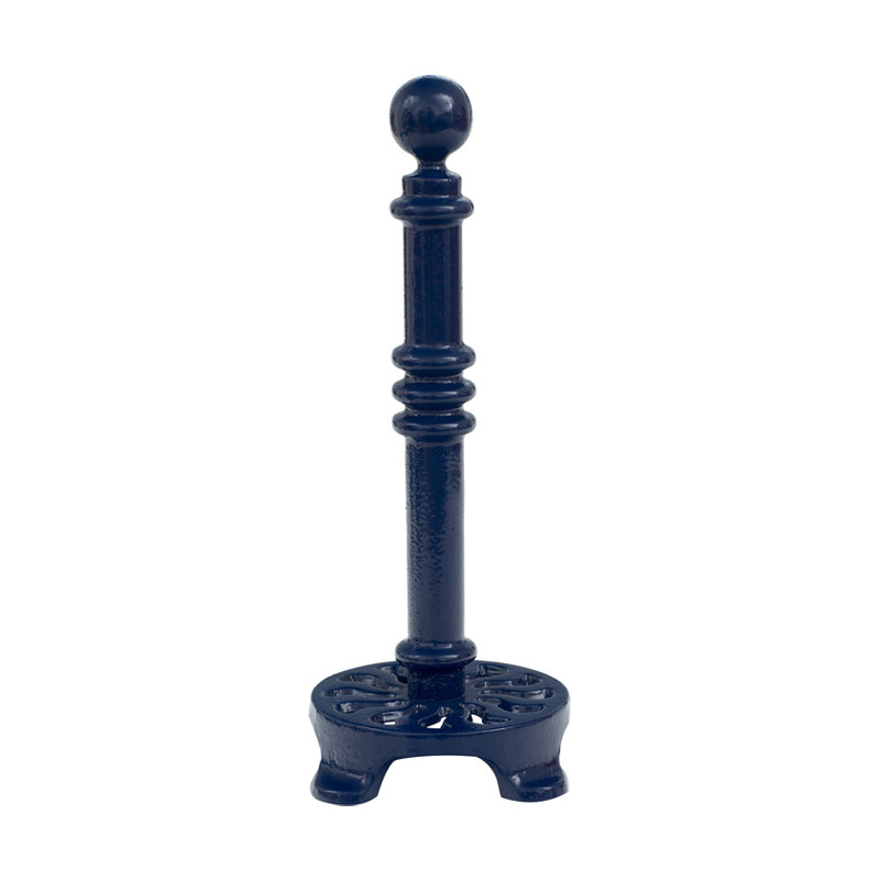 Iron Freestanding Paper Towel Holder, Blue