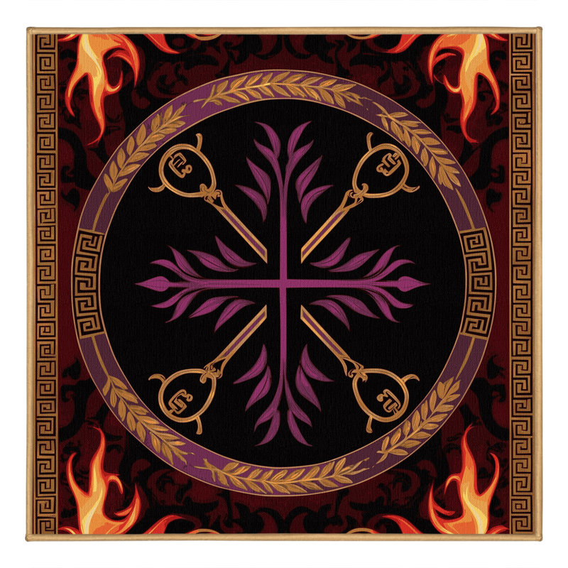 Tapis Chateau Bloom, Carré 3 pi