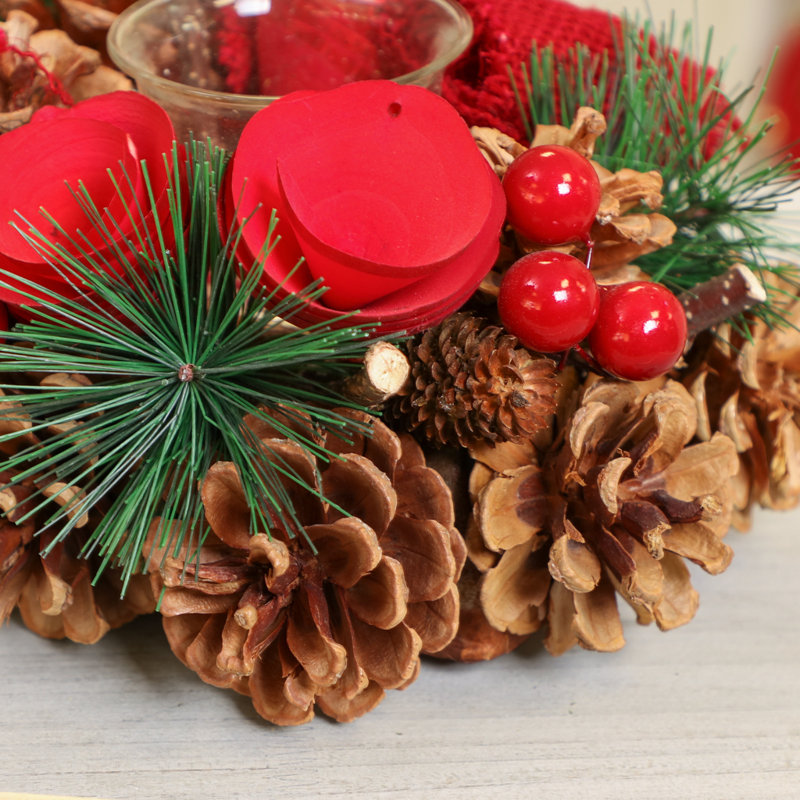Wood Tabletop Tealight Holder
