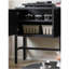 Petit cabinet d'appoint noir Simple
