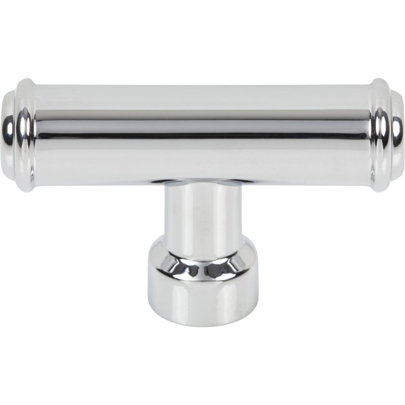 Lavington 2 1/4" Length Bar Knob, Polished Chrome