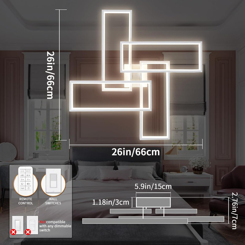 Embedded Pendant Light, White