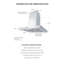 Kobe Range Hoods 42" Stainless Steel 680 CFM Ducted (Vented) Island Range Hood with Baffle Filter