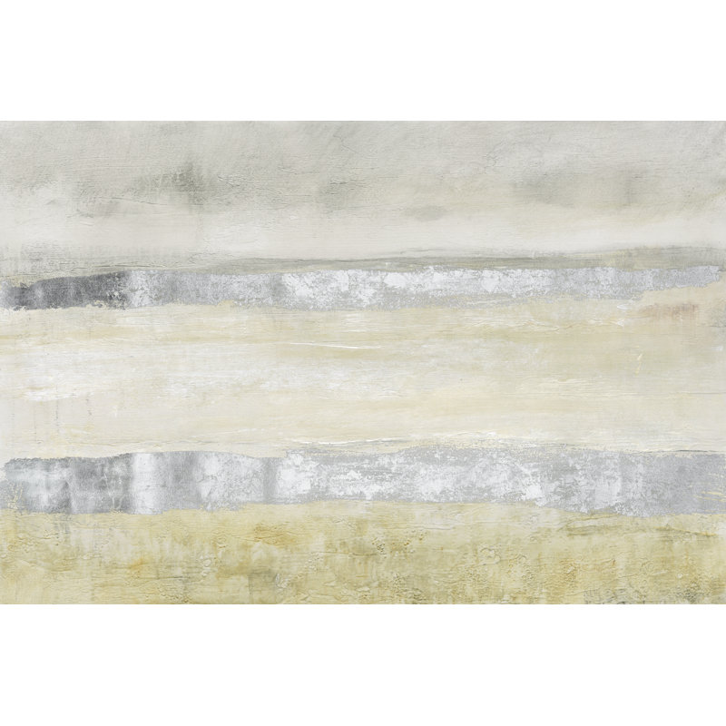 Embellished Squall II by Tim O'Toole - Wrapped Canvas Painting, 81 cm H x 122 cm W, Black Floater Framed