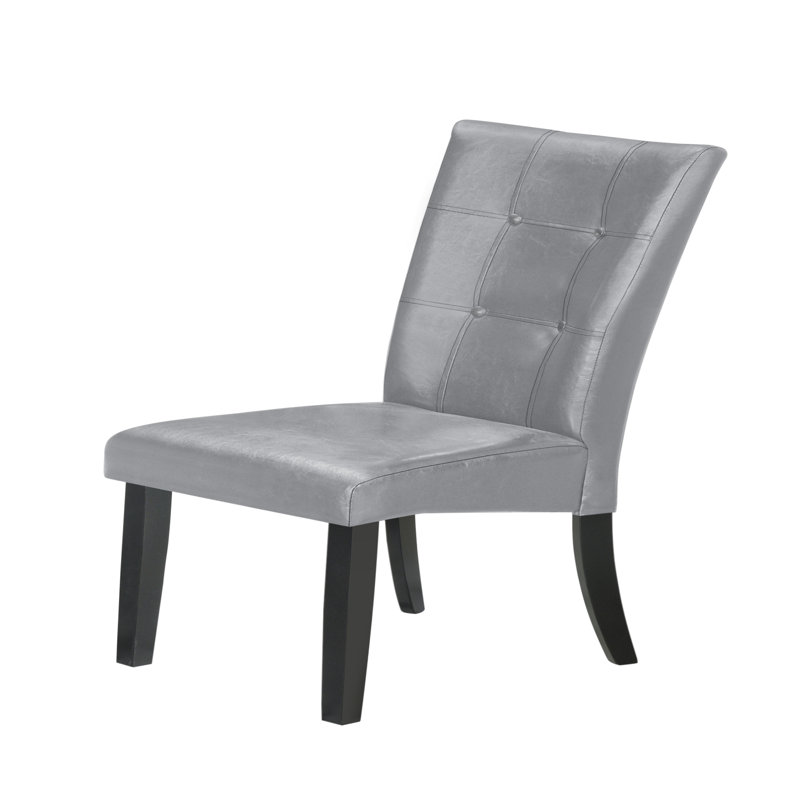 Ensemble de salle à manger avec 4 chaises noires et 1 banc noir Wilfrid Winsor, Gris, Gris