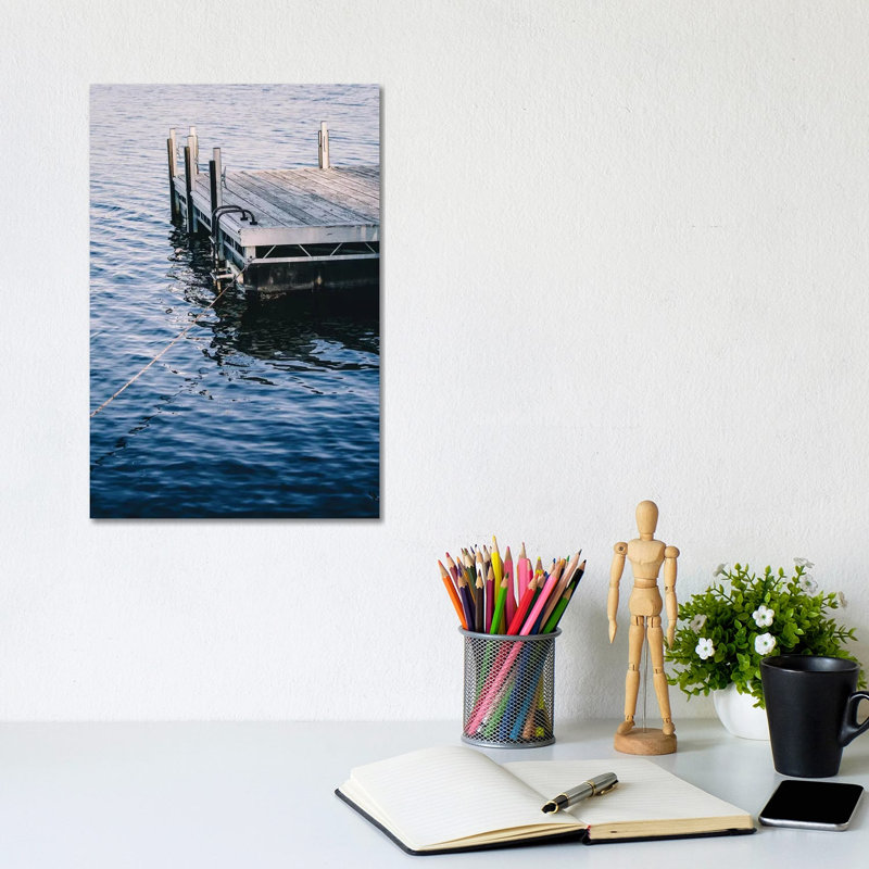 Lake Indigo by Ann Hudec - Wrapped Canvas Gallery-Wrapped Canvas Giclée, 20.32 cm H x 30.48 cm W