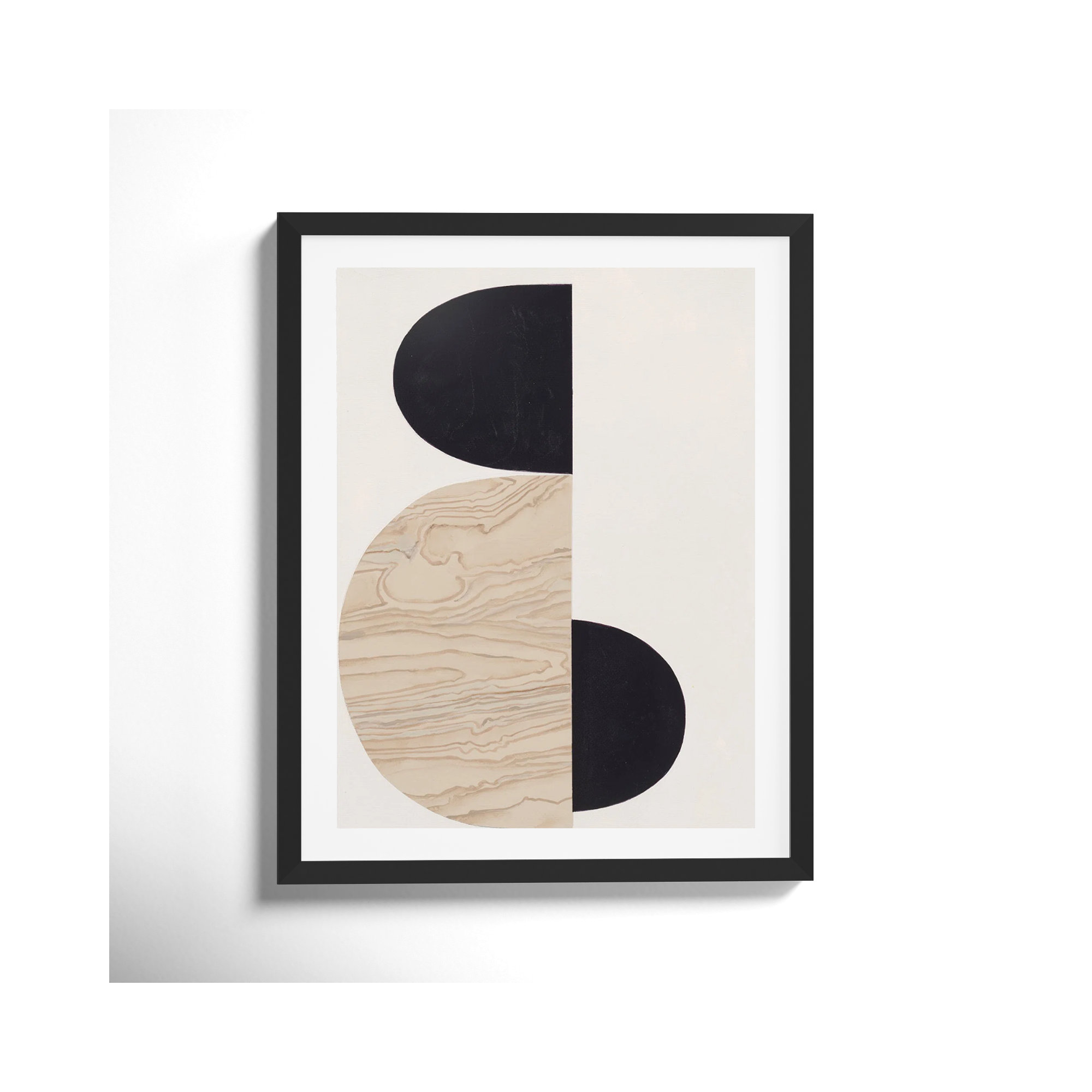 Journey by Lee Lessem, 30" H x 24" W, Black Framed