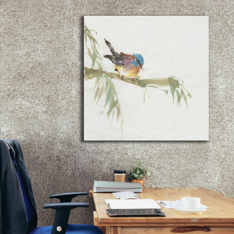 'Finch' by Chris Paschke, Canvas Wall Art, 37" W x 37" H