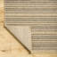 Tarri Boho Jute-Look Striped Brown Area Rug-1254224668