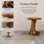 Burruss Solid Wood Tree Stump End Table