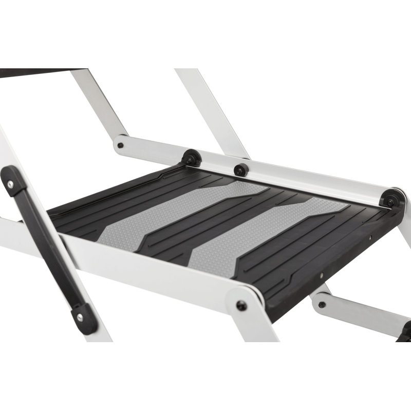 Heavy Duty Foldable Aluminum 3-Step Pet Stairs