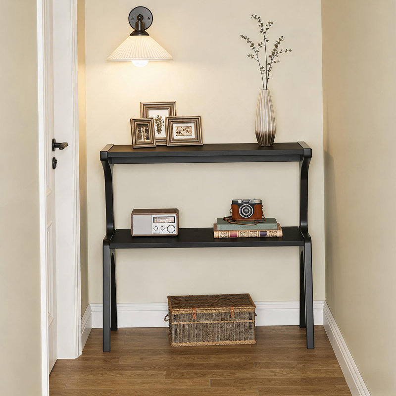 Wooden Bedside,Sofa Table,2-Tier Side Table,End Table