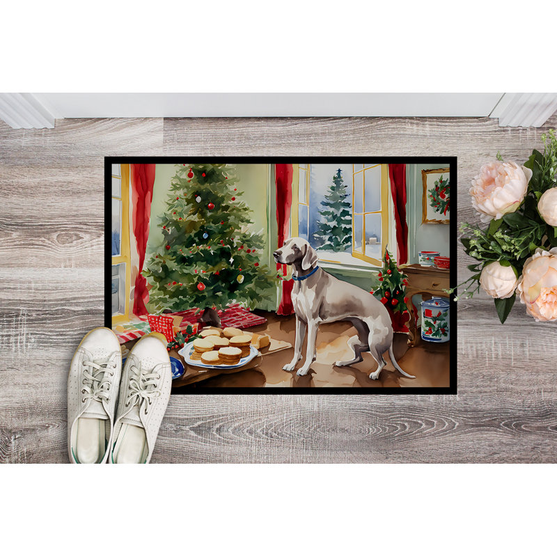 Paillasson Weimaraner Junya DAC3886, L 18 po x L 27 po