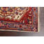 Tapis ivoire / rouge en laine Heriz Serapi