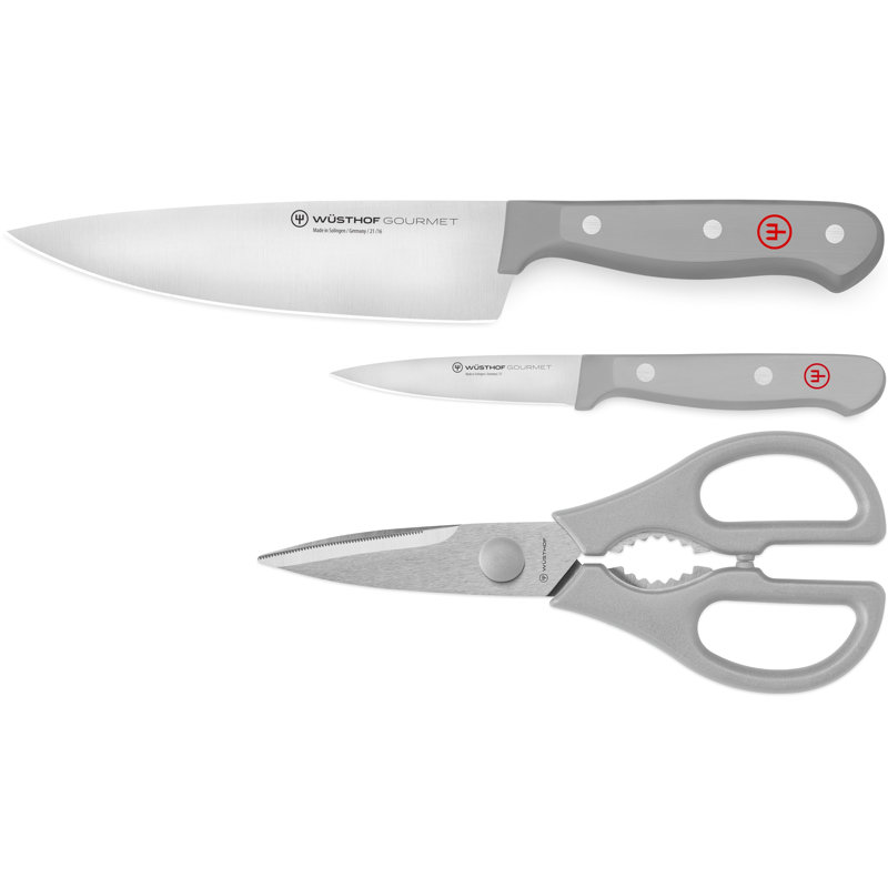 WÜSTHOF Gourmet Grey 3-Pc Kitchen Essentials Set