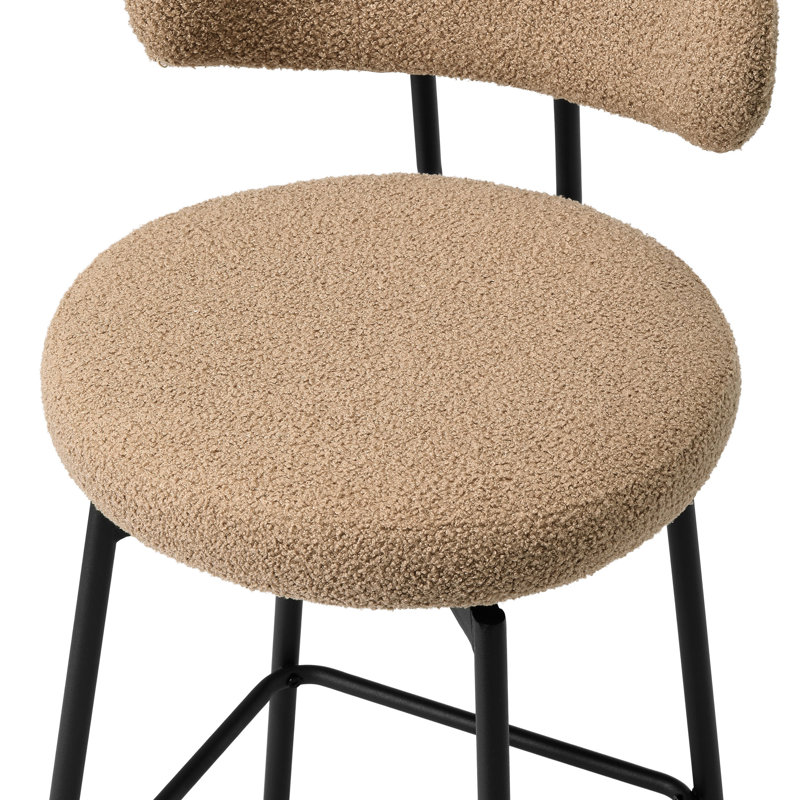 Tabouret de comptoir pivotant 27 po Bayville, Chameau