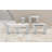 Marble Top Solid Wood Base Writing Desk